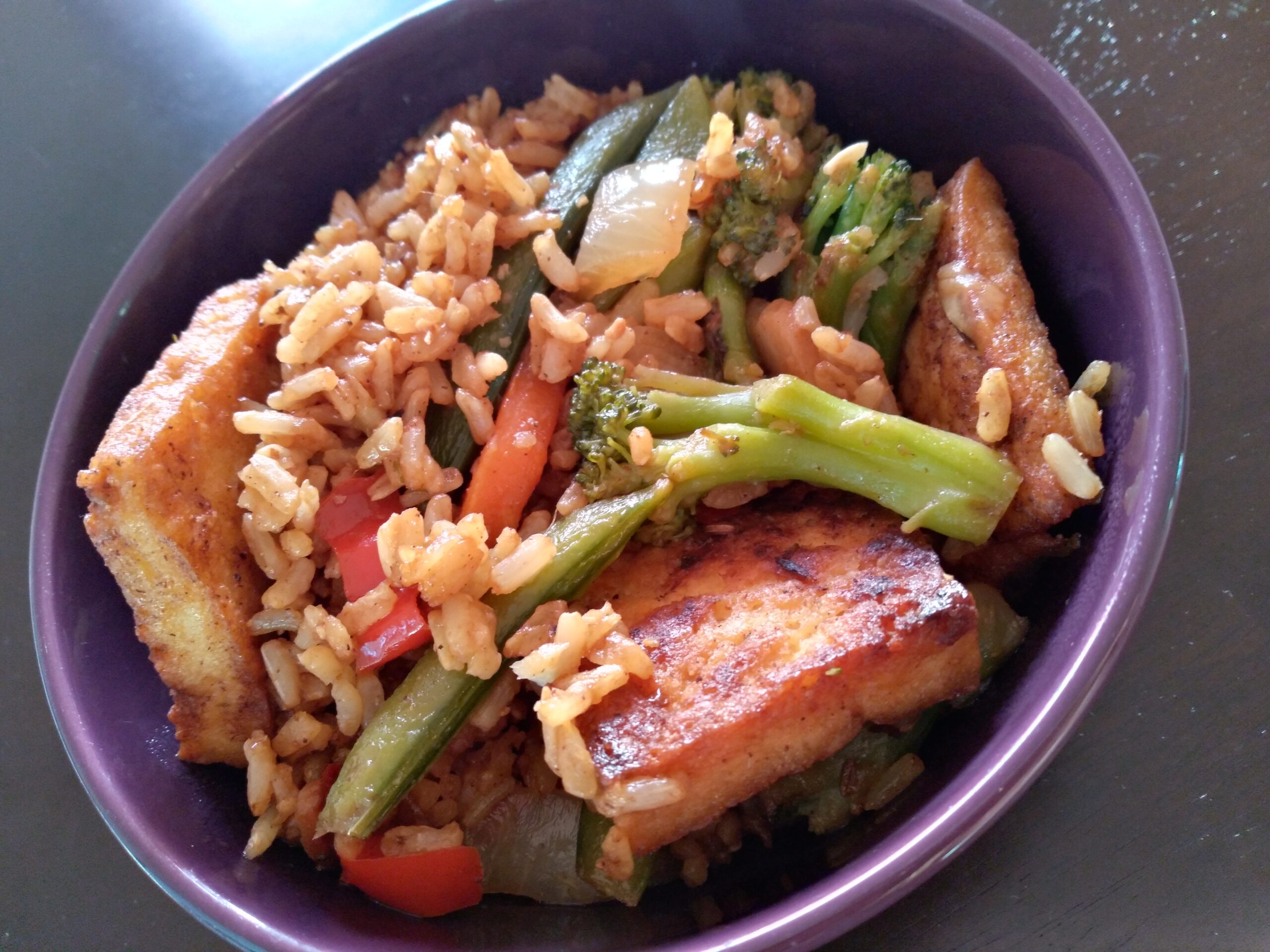 Spiced Tofu Stir Fry Rice - Humble Vege
